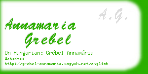 annamaria grebel business card