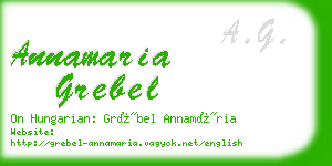 annamaria grebel business card